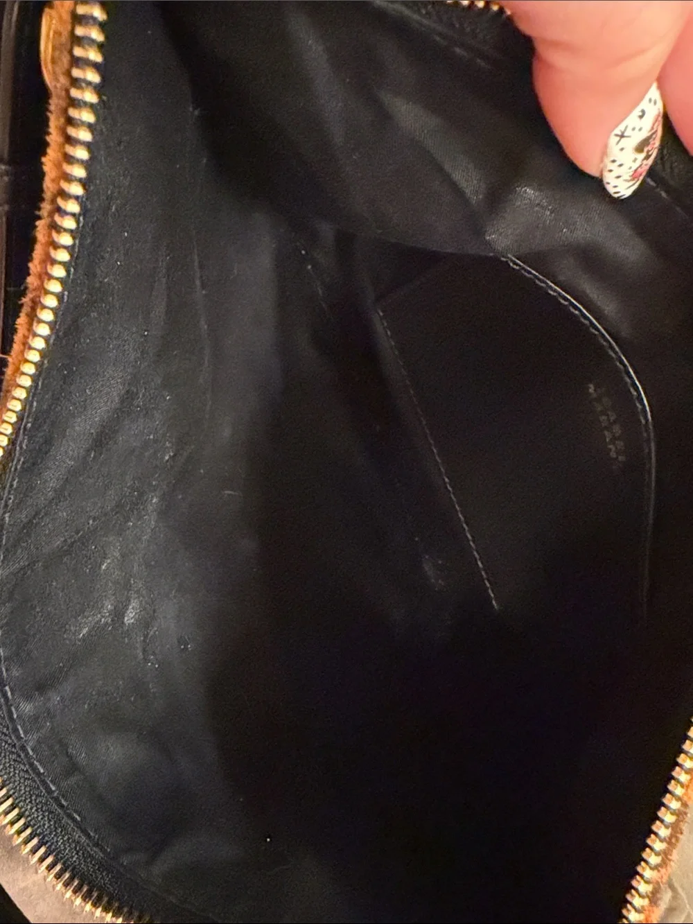 isabel marant oskan soft zip bag